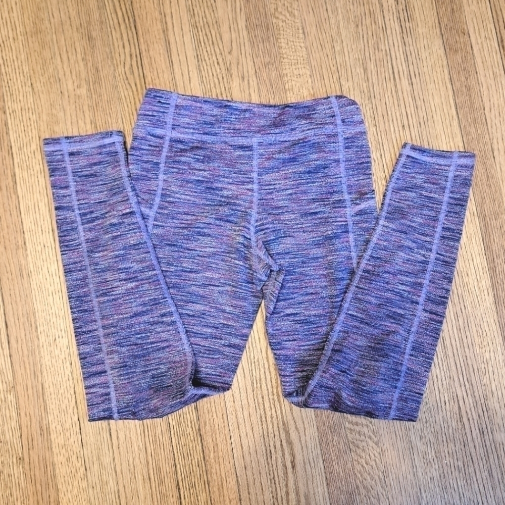 CHAMPION Purple Leggings With Pockets Size Large